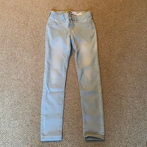 washed out blue old navy ballerina jeggings